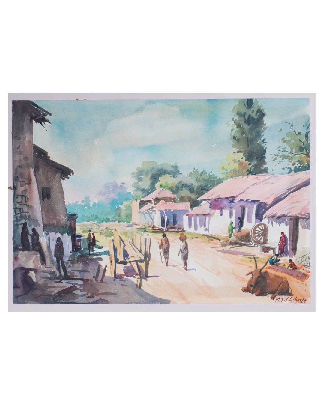 Village Street Scene